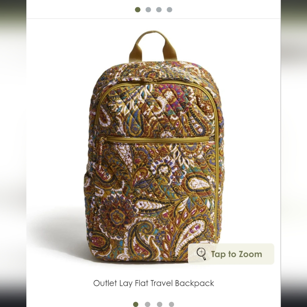 Vera Bradley Multicolor Paisley Backpack